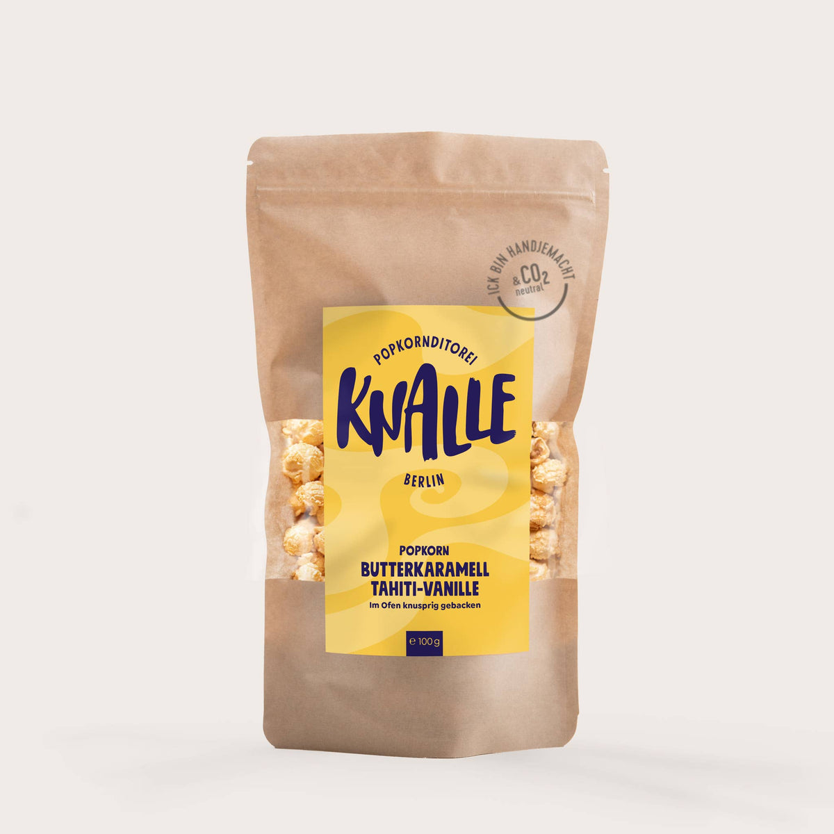 KNALLE Popcorn Butterkaramell Tahiti-Vanille Popcorn