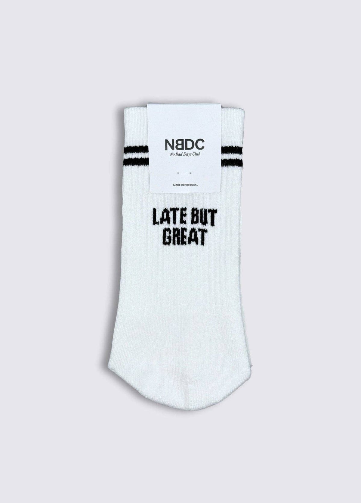 No Bad Days Club -" LATE BUT GREAT" SOCKEN | RETRO Design