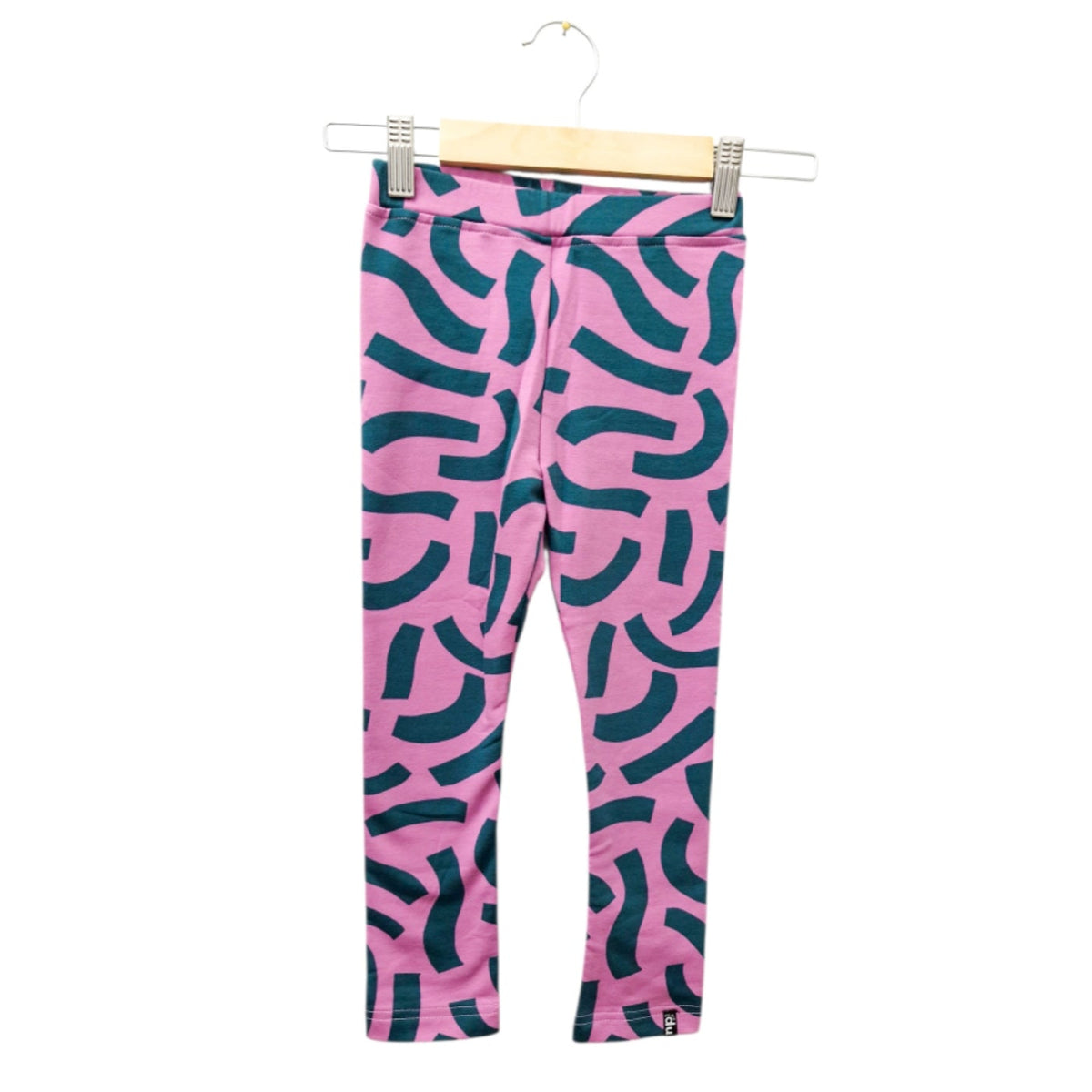 Studio du. Leggings 'graphic rosa grün'
