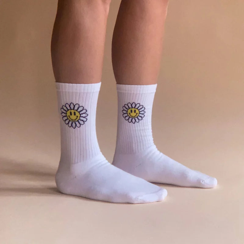 Navucko Socken 'SMILEY/I have no time for bad vibes'