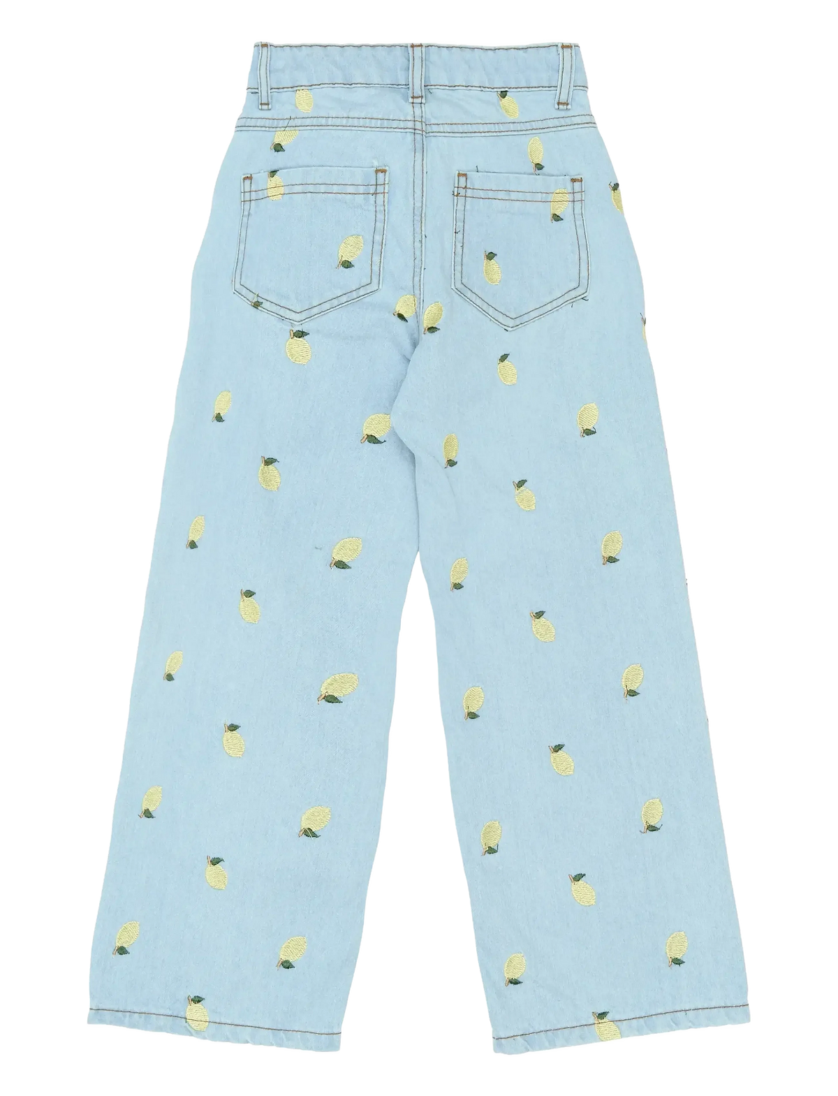 THE NEW TNSia Wide Fit Jeans - Jeans Hose mit Zitronen
