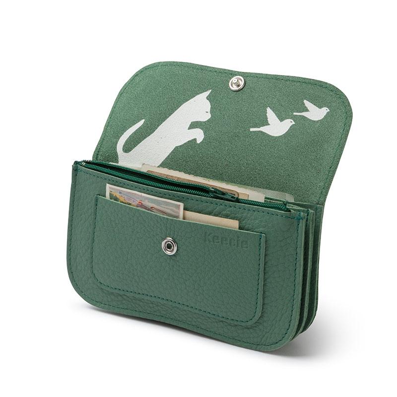 Portemonnaie 'Cat Chase Medium' von Keecie verschiedene Farben