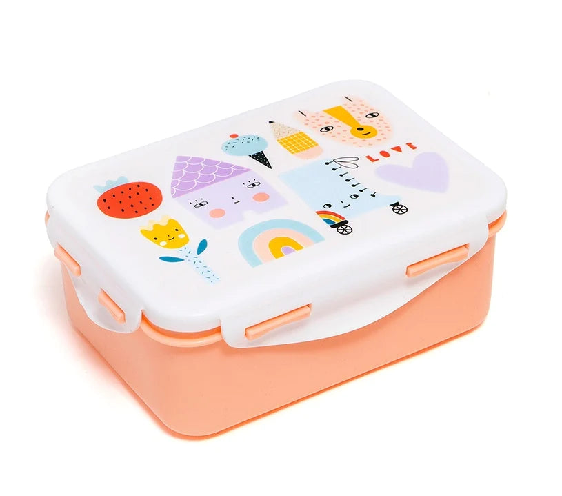 Petit Monkey Lunchbox 'Skate & House'
