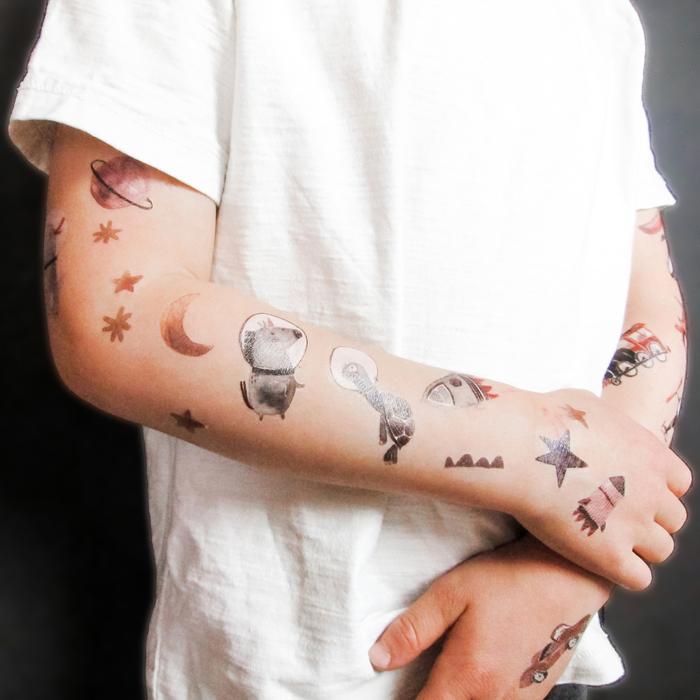 Bio Tattoo 'Space' nuukk