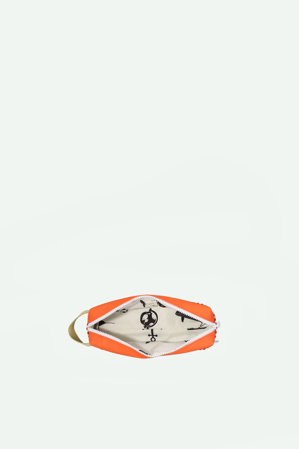 Sticky Lemon Pencilcase| Federmäppchen| lifebuoy orange + shark grey
