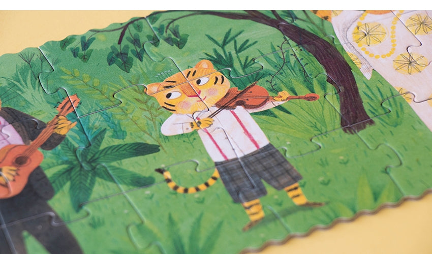 Londji Wende-Pocket-Puzzle 'Wild Music' ab 3 Jahre