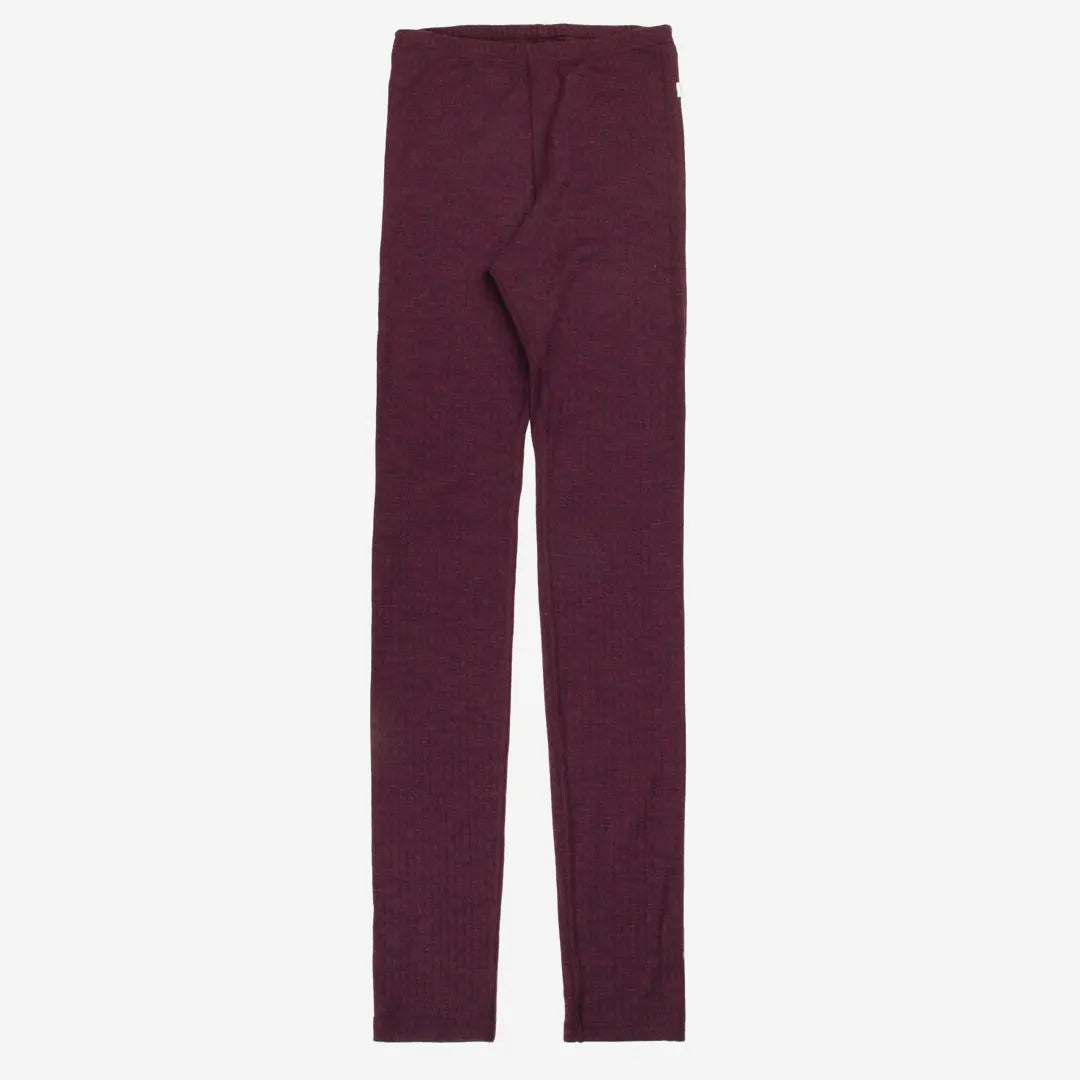 Joha Leggins Merinowolle für Erwachsene 'pflaume'