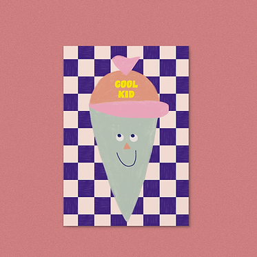 Postkarte 'Cool Kid' -Anna Beddig-