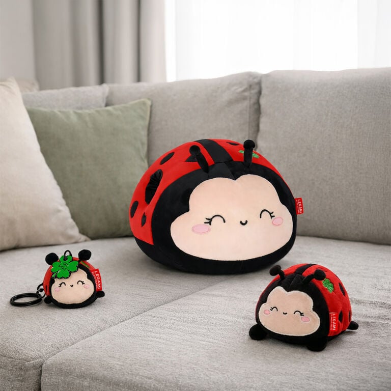 Legami Plüsch-Schlüsselanhänger Ladybug - Tiny Super Soft!