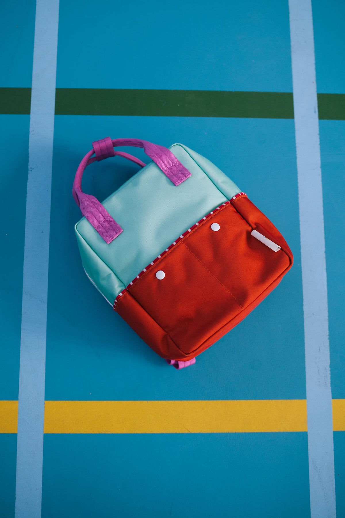 Sticky Lemon Rucksack klein backpack small | better together | colourblocking | towel green