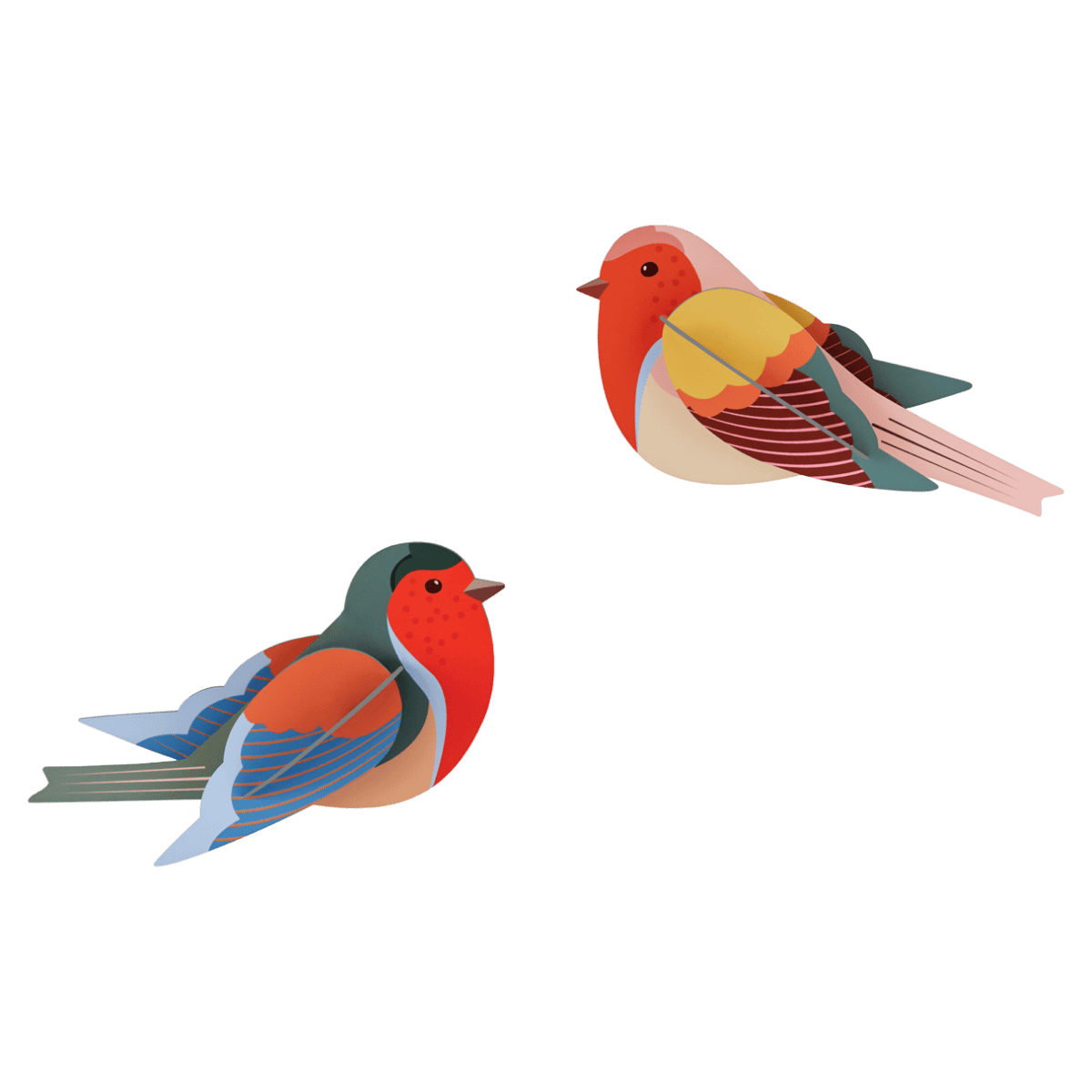 Studio ROOF 'Garden Bird - Robins