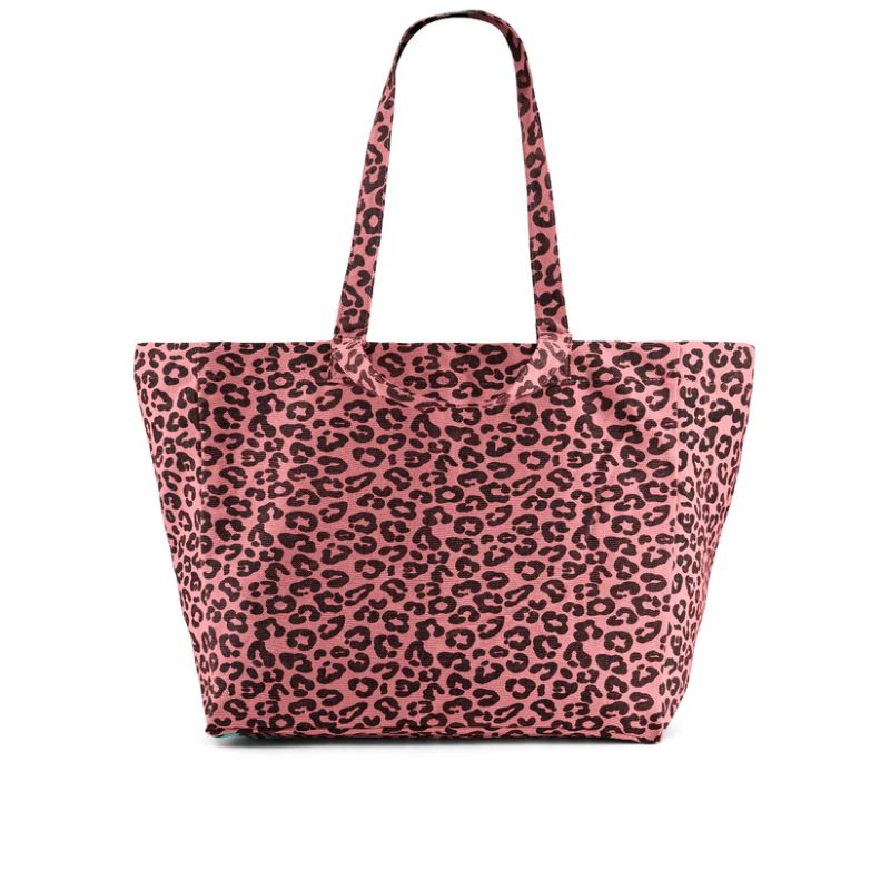 Rose in April "Elisa" Shopper Bag Leopard Strawberry'