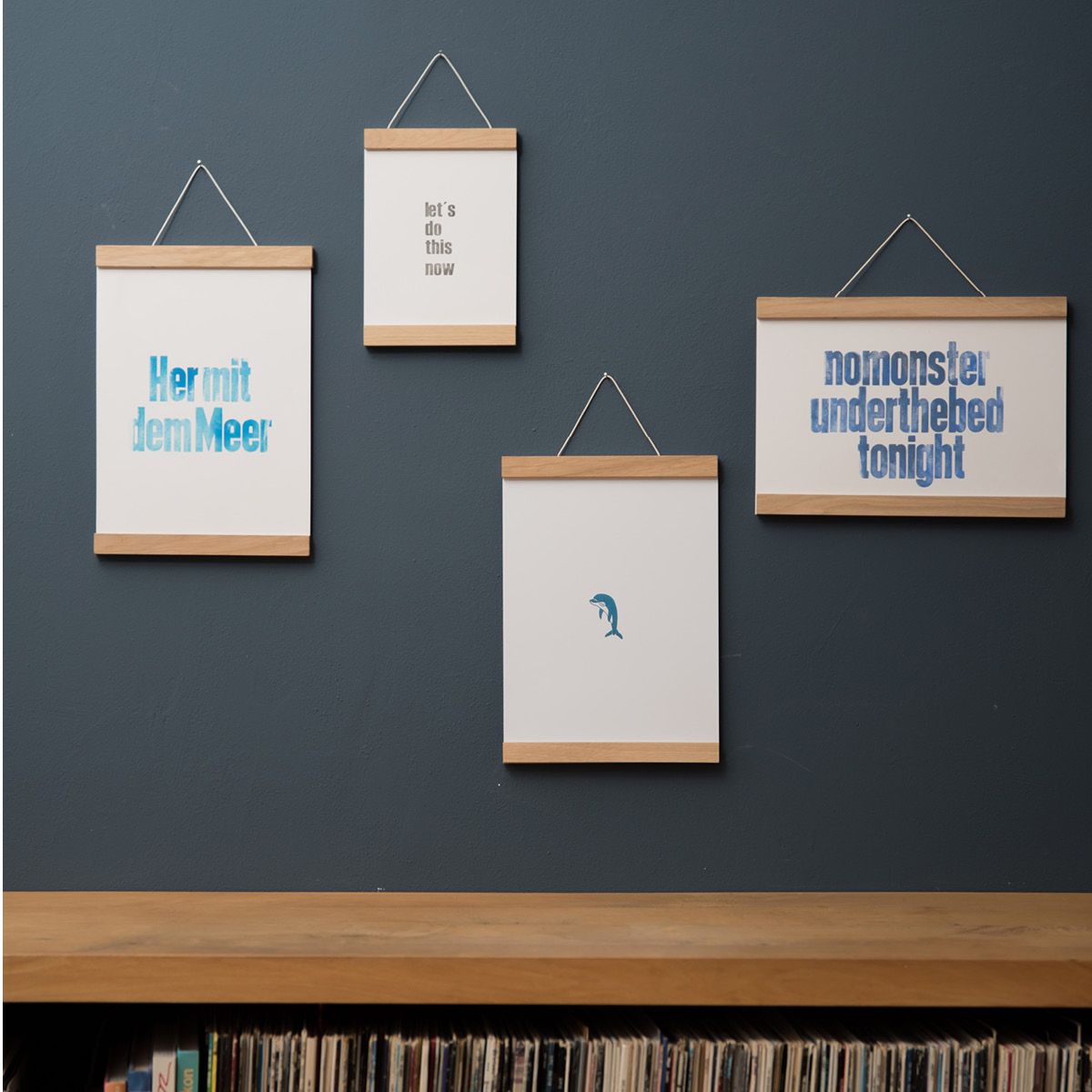 Posterleiste Eschenholz, 60 cm