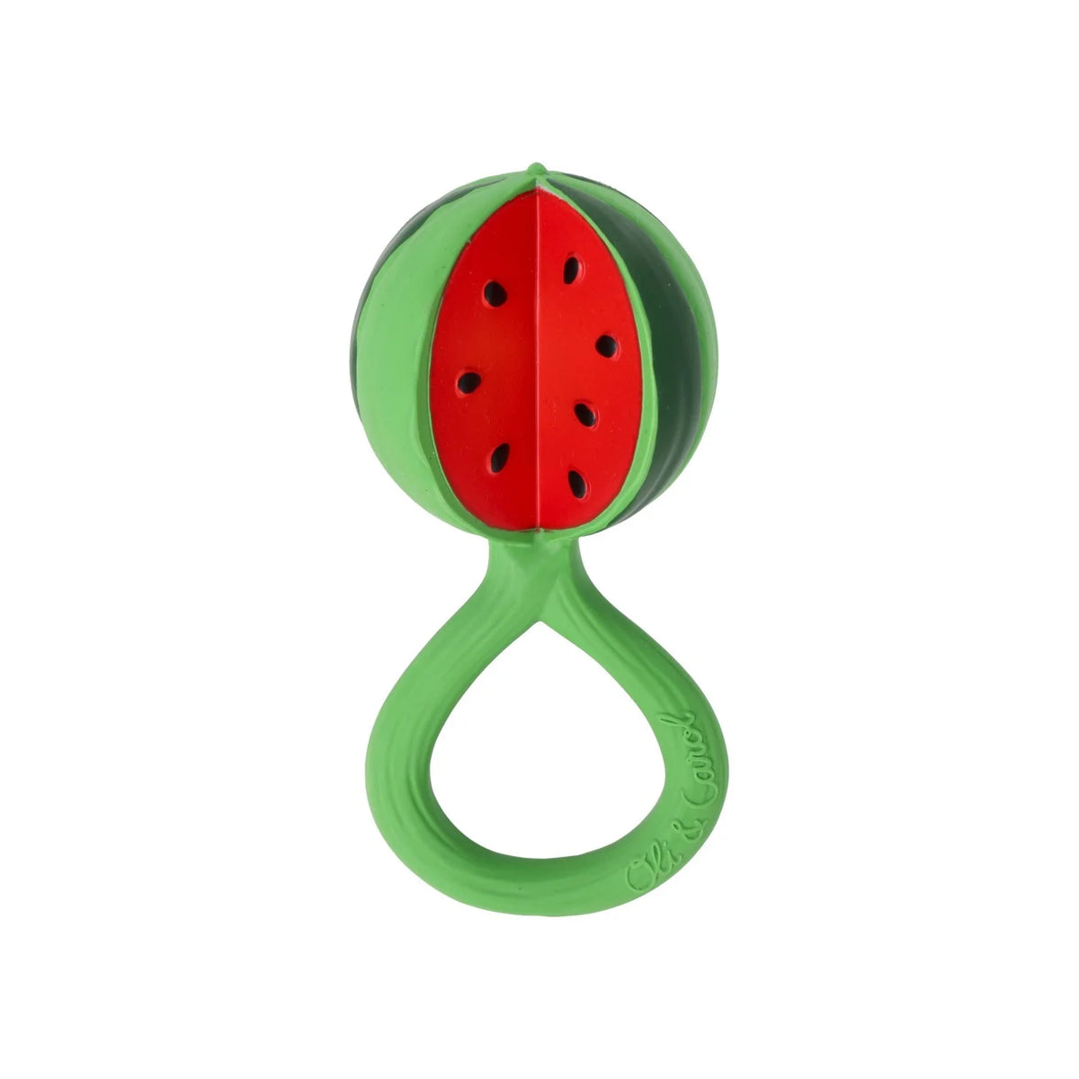 Oli & Carol 'Watermelon Rattle Toy' Wassermelone Rassel