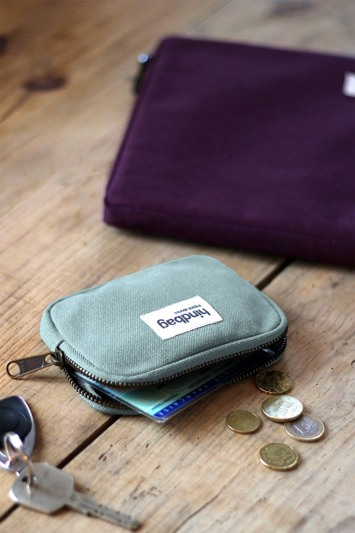 Hindbag Geldbörse "Lili" Salbei