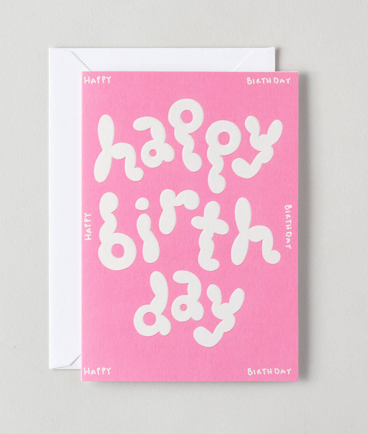 WRAP Geprägte Geburtstagskarte "Happy birthday"