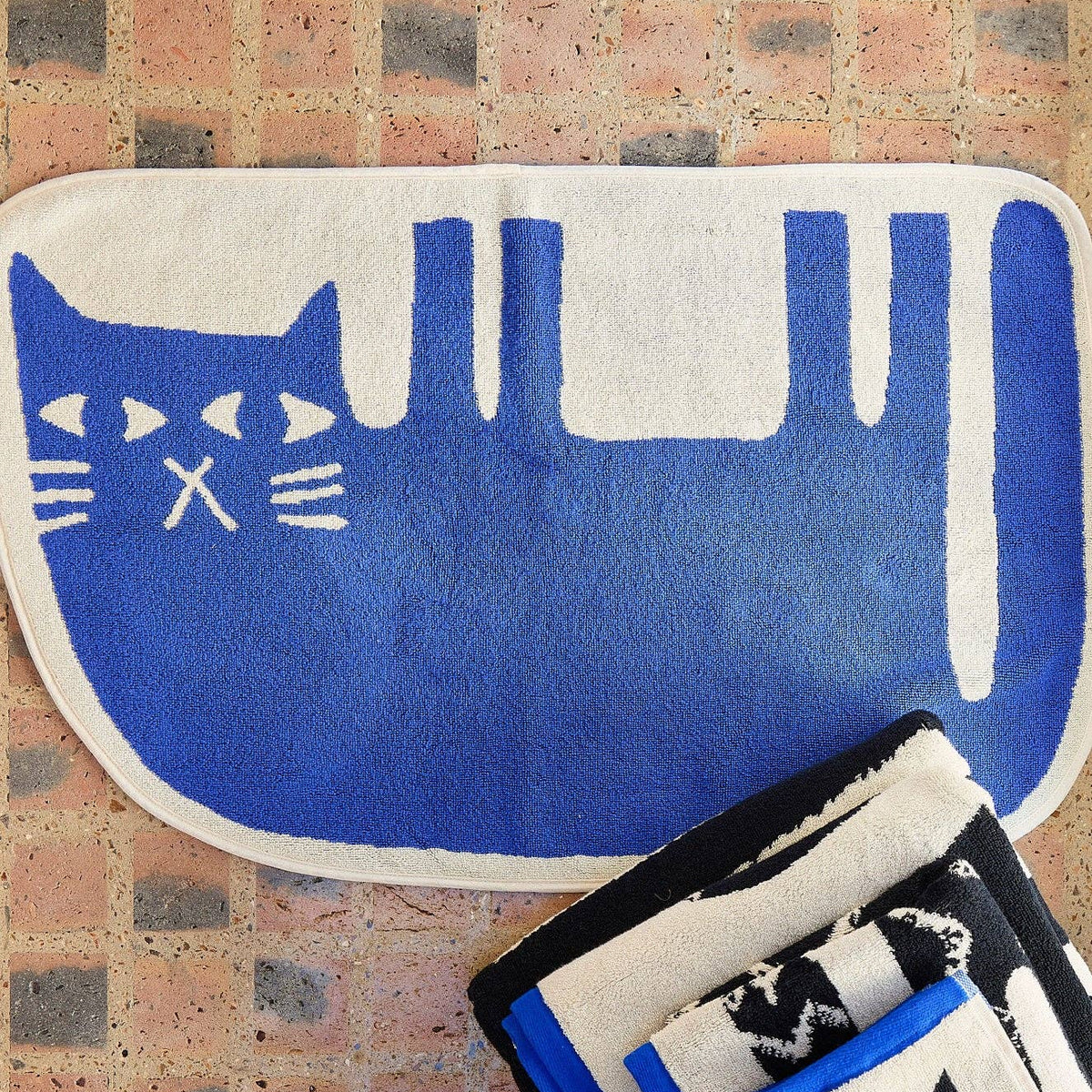 Donna Wilson - Badematte "Faule Katze "
