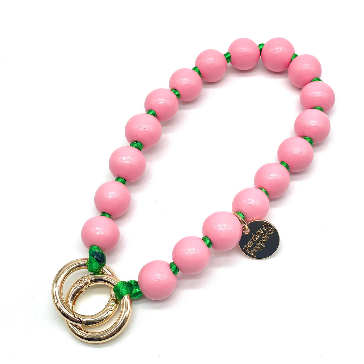 Parsley & Pepper - Handykette kurz Holz 3in1  Bag Charm & Schlüsselanhänger