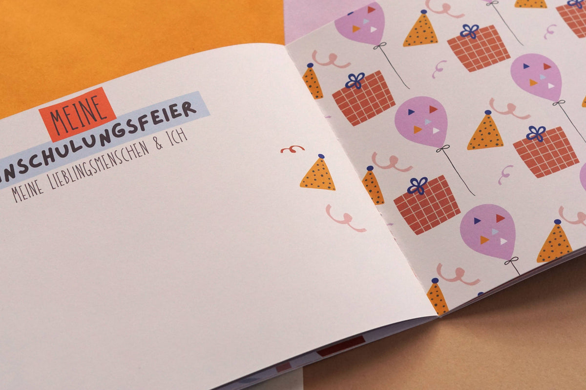 Modern Kids Art - Einschulungsalbum "Kunterbunt"