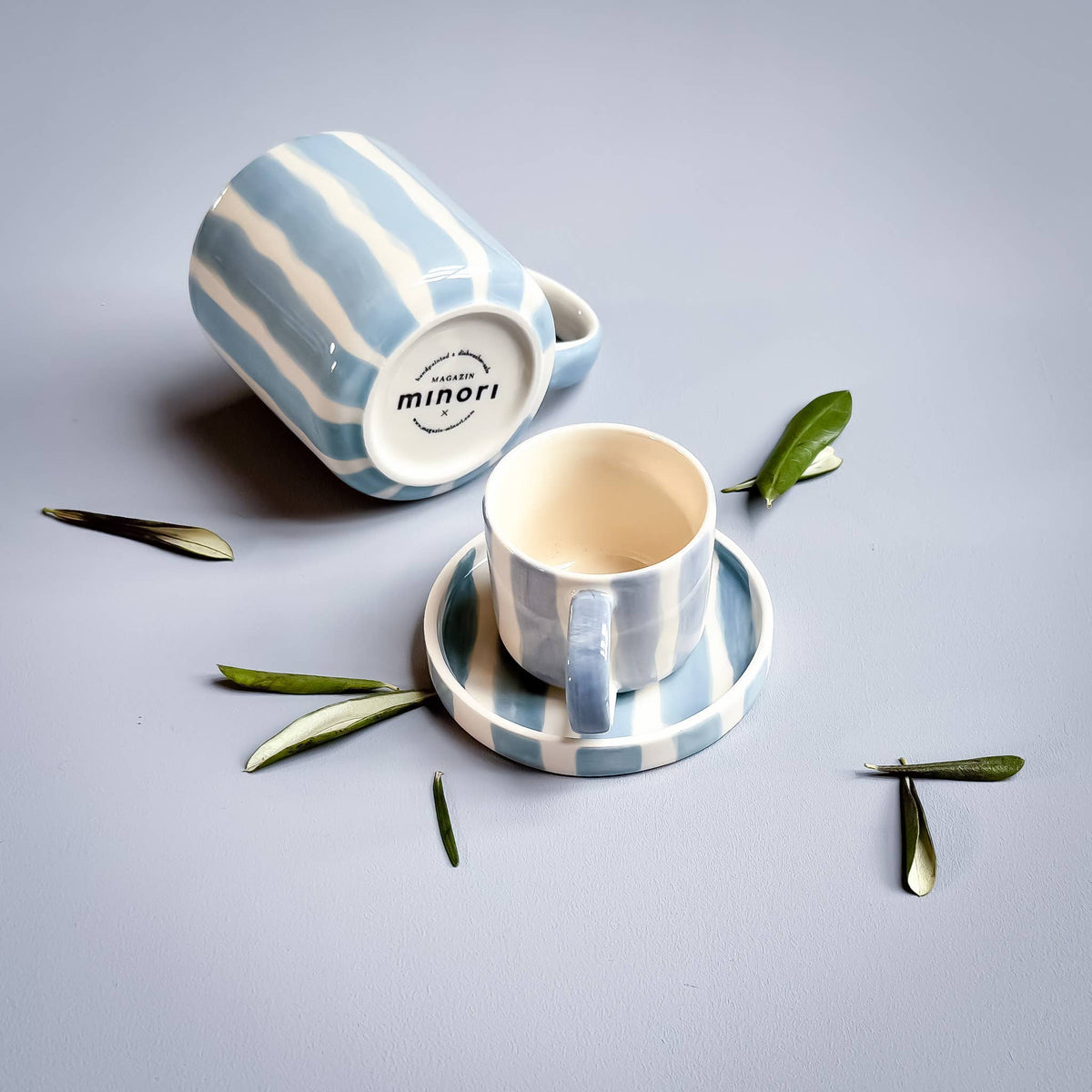 Magazin Minori Becher Stripes - morning azzurro