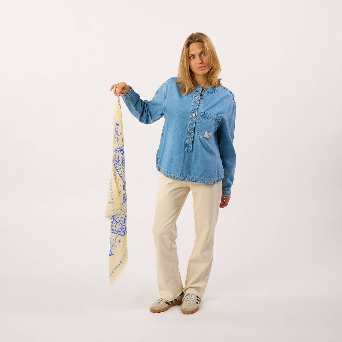 BILLYBELT - Kleines Halstuch aus 100% Wolle
