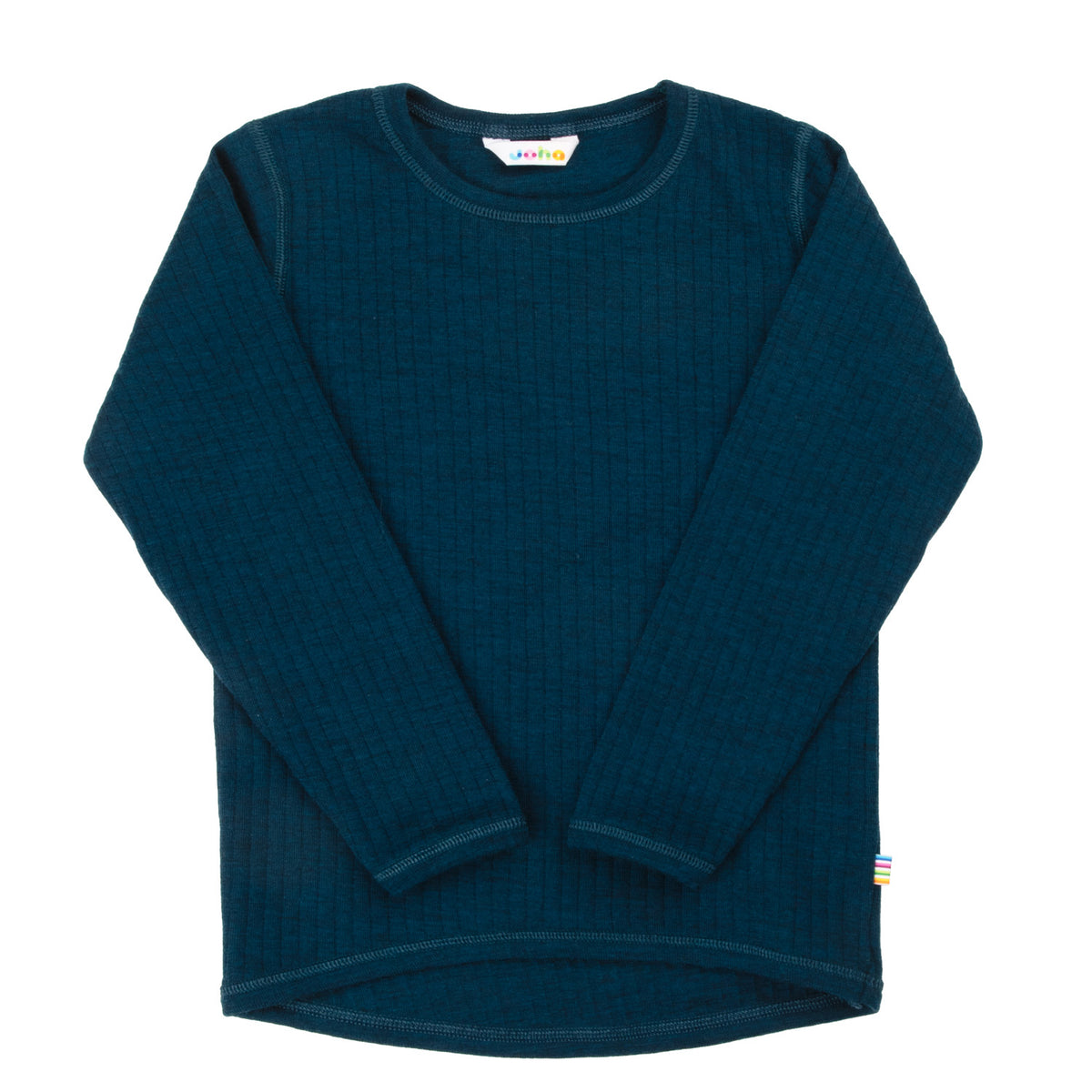 Joha Longsleeve Merinowolle  'dunkel türkis'
