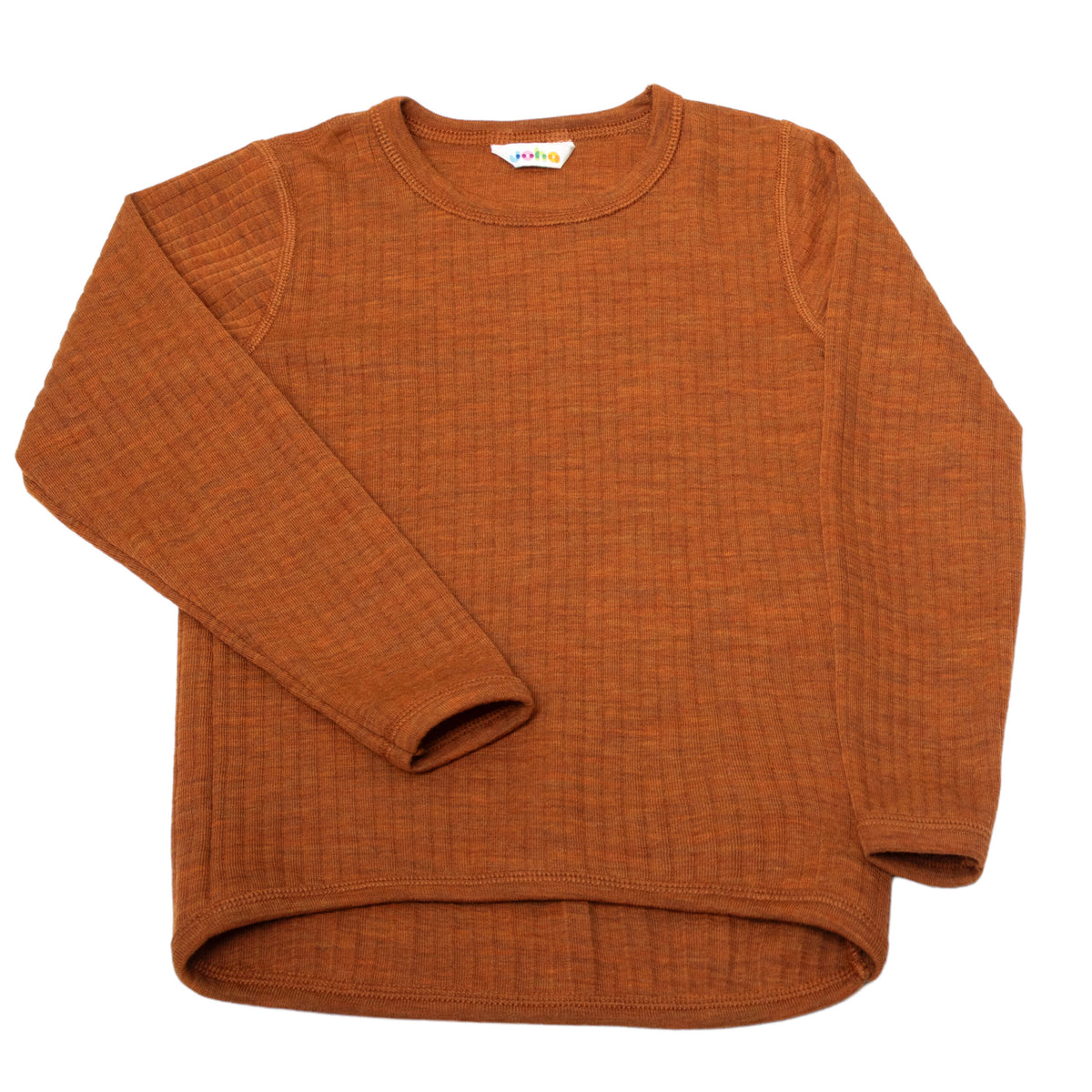 Joha Longsleeve Merinowolle  'orange'