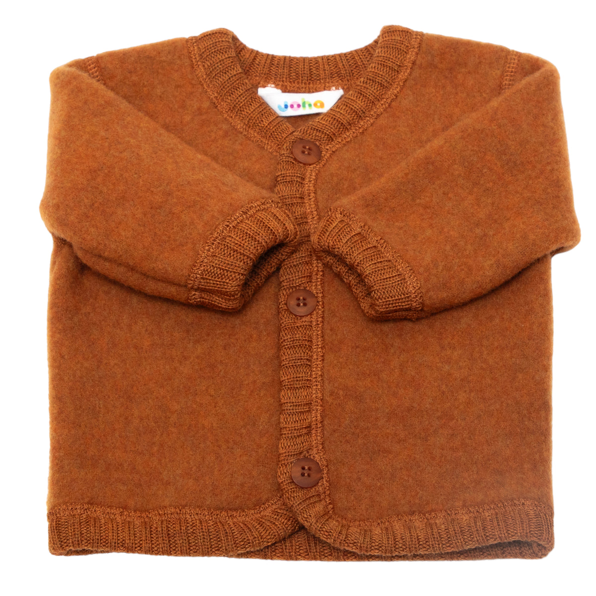 Joha Wollfleece Jacke orange