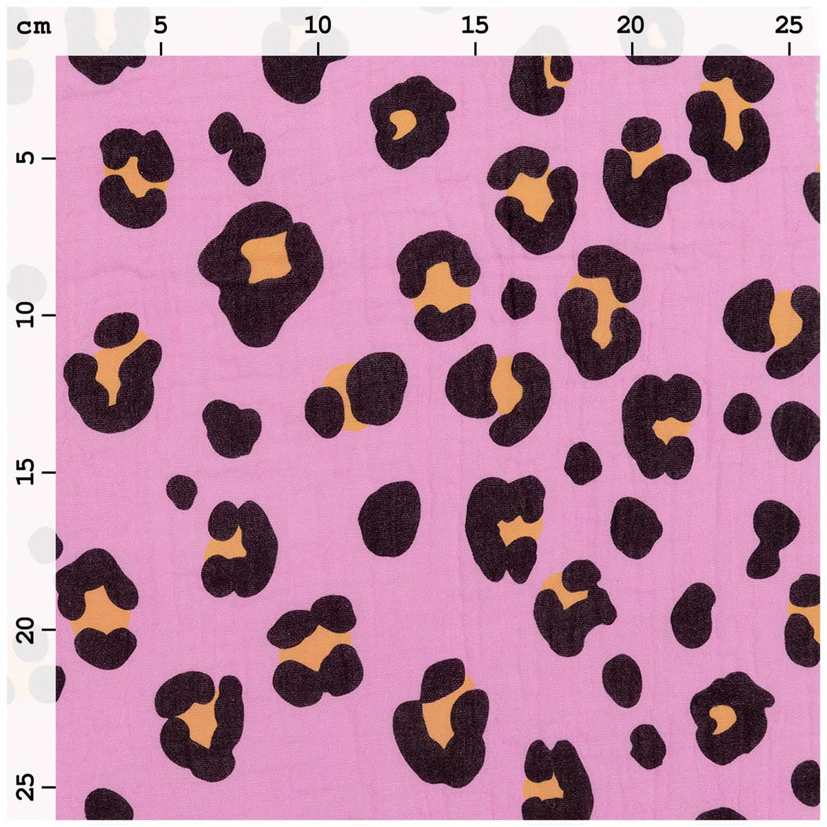 studio du. Musselintuch 'Acid Leo pink'