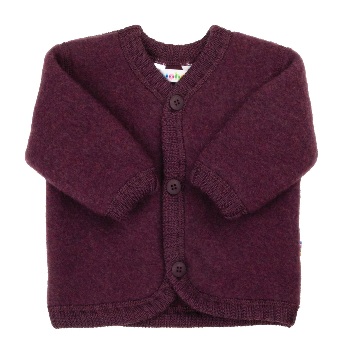 Joha Wollfleece Jacke 'Pflaume'
