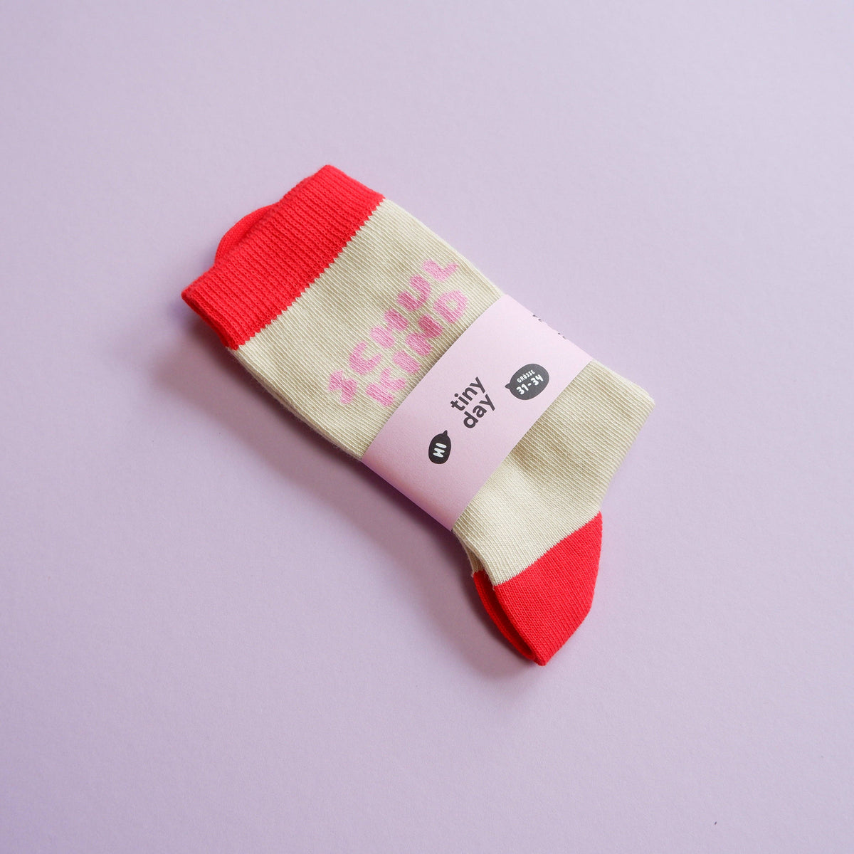 tinyday Schulkind Socken | rosa