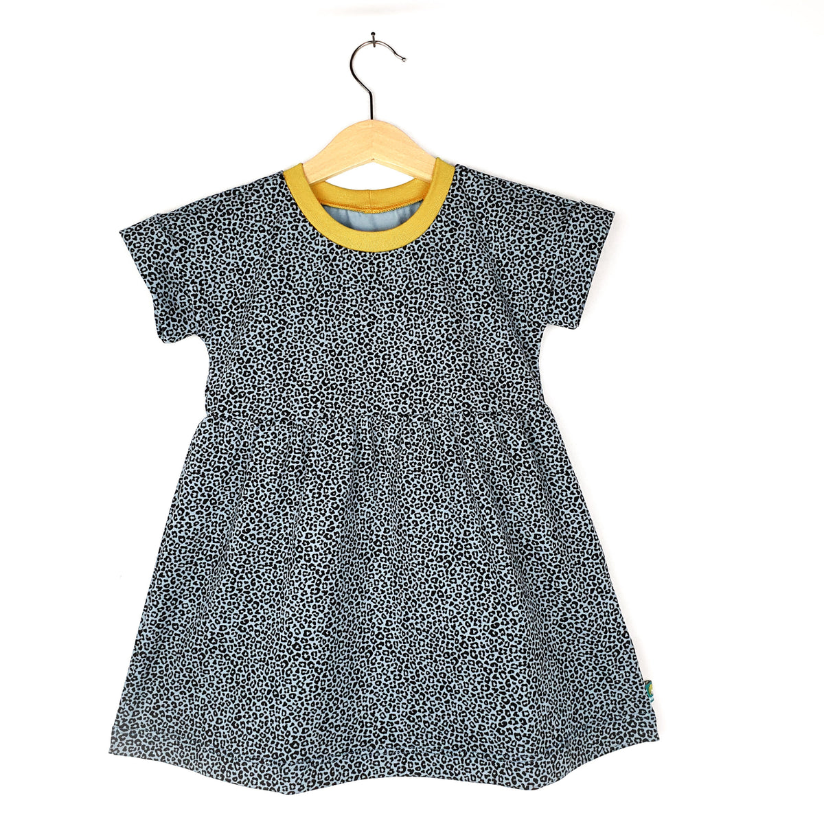 Studio du. Passenkleid kurzarm Minileo blau