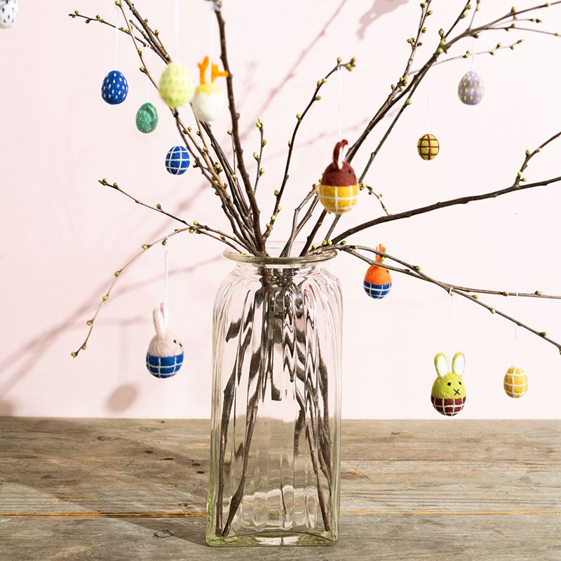 Aveva Design Easter 2-pack 'bunny' (lime-burgundy)
