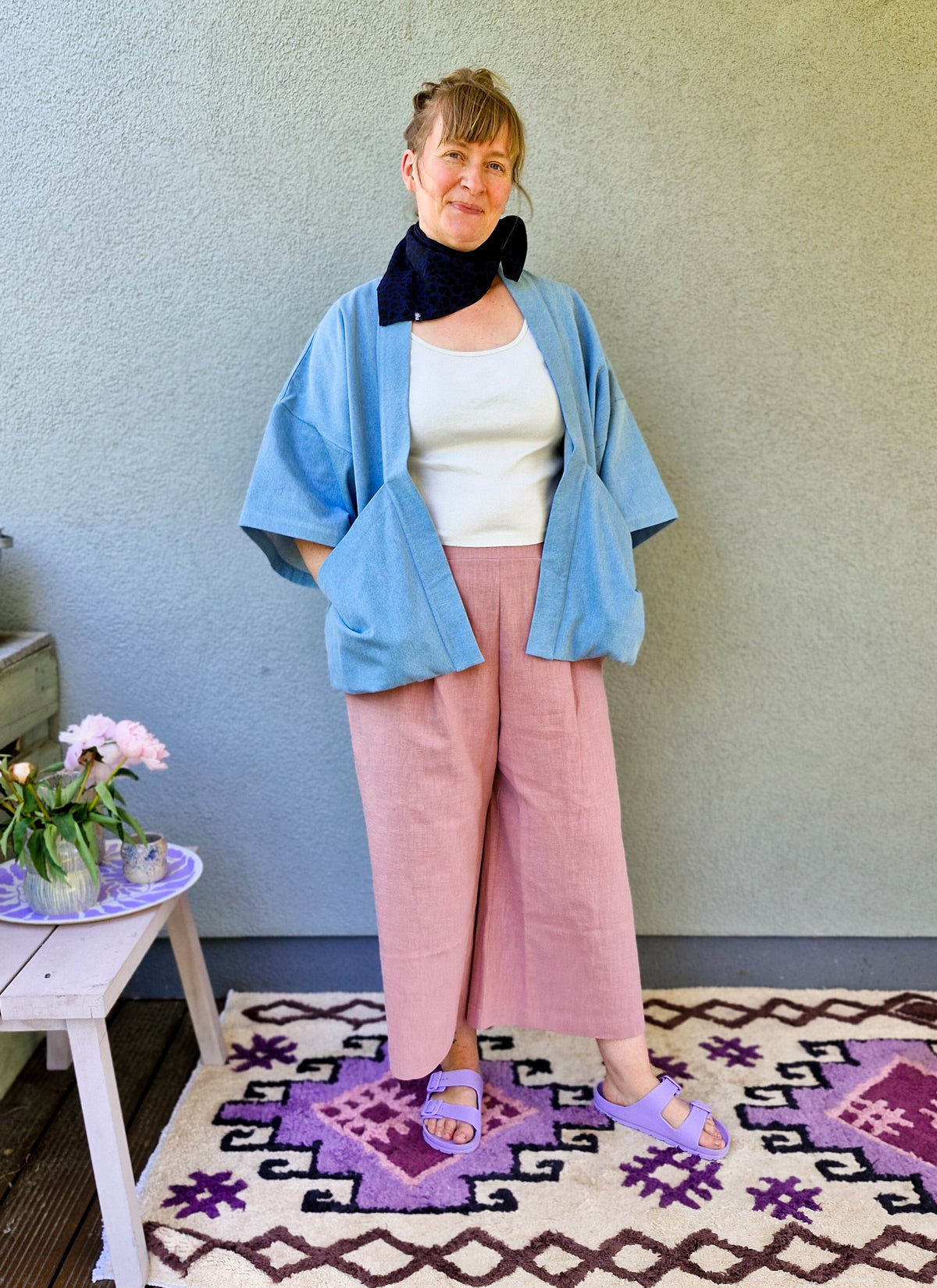 Studio du. Culotte Damen gewaschenes Leinen div. FARBEN