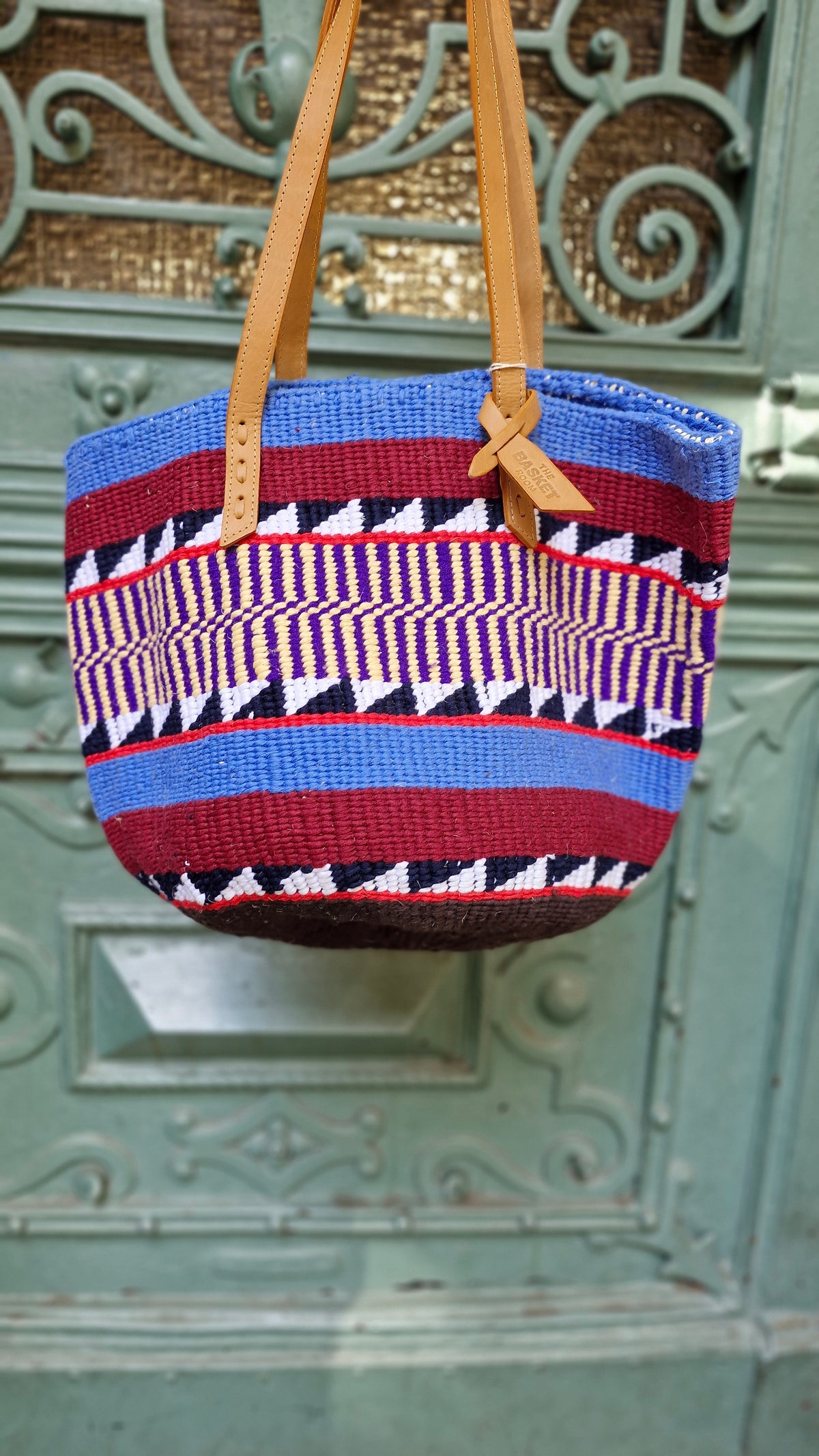 The Basket Room 'Nifty Knit' Tragetasche -unterschiedliche Farben-