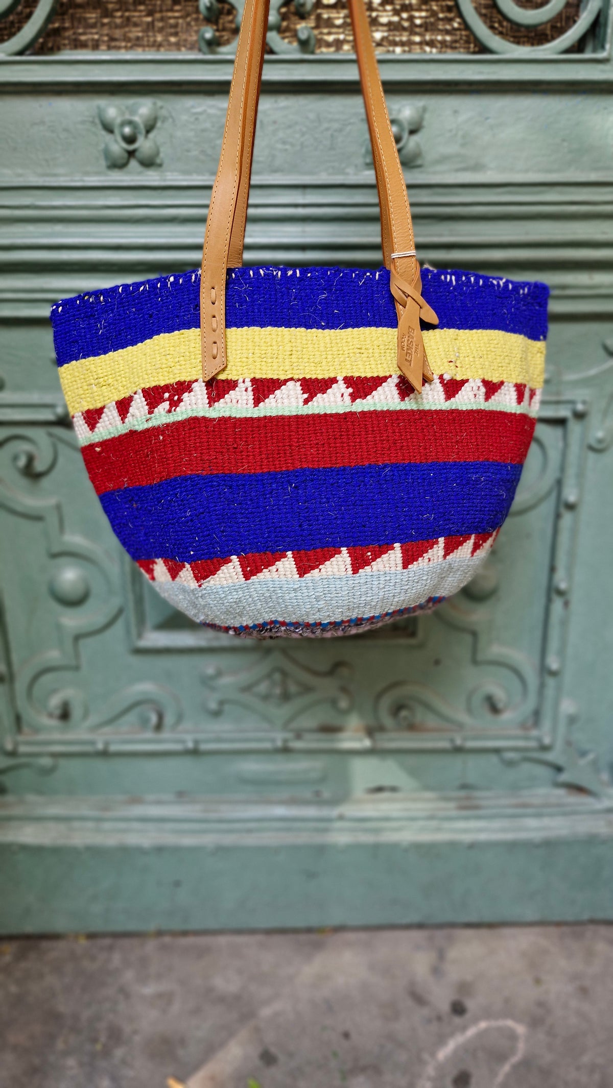 The Basket Room 'Nifty Knit' Tragetasche -unterschiedliche Farben-