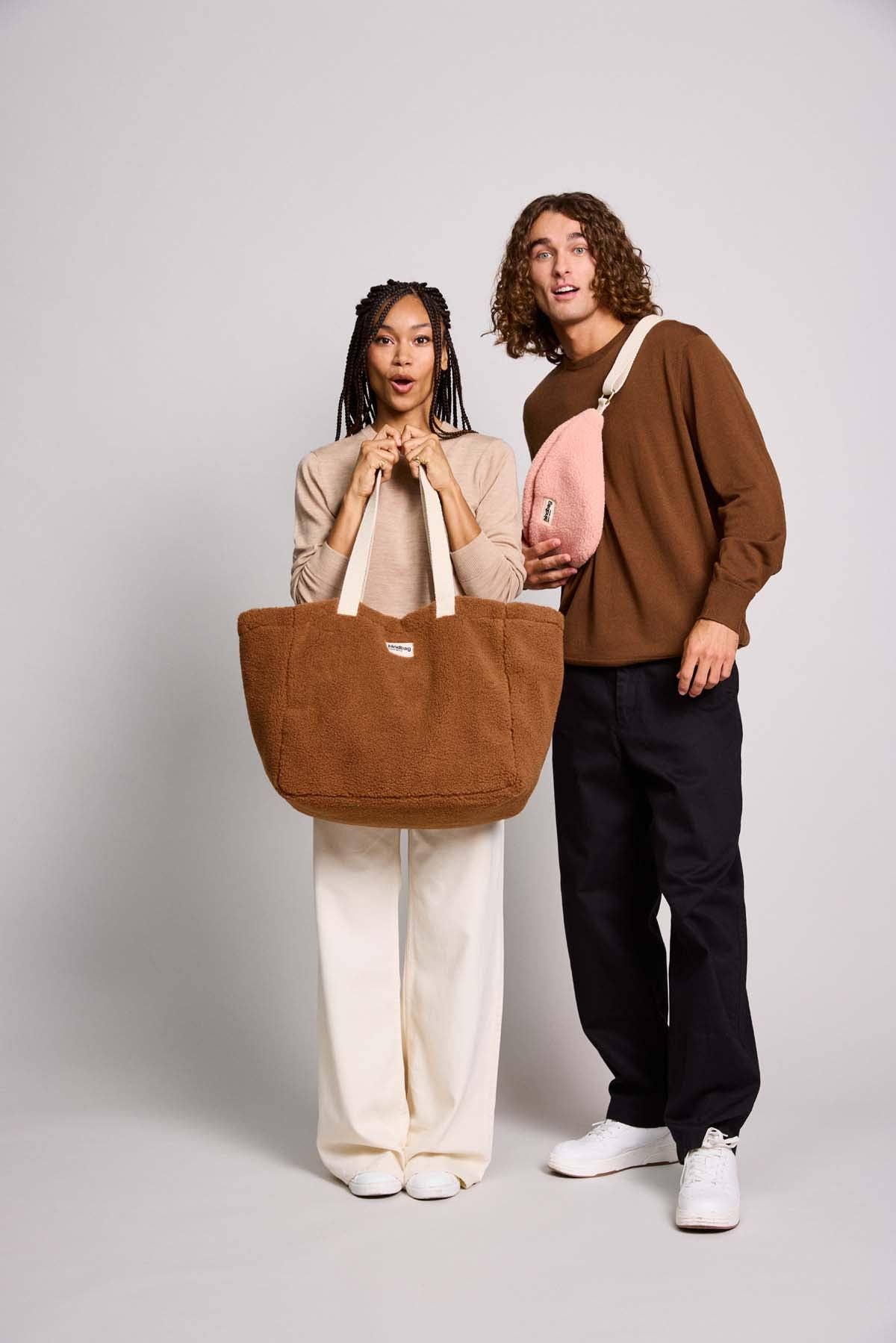 Hindbag Bauchtasche "Sasha" Teddy Puderrosa