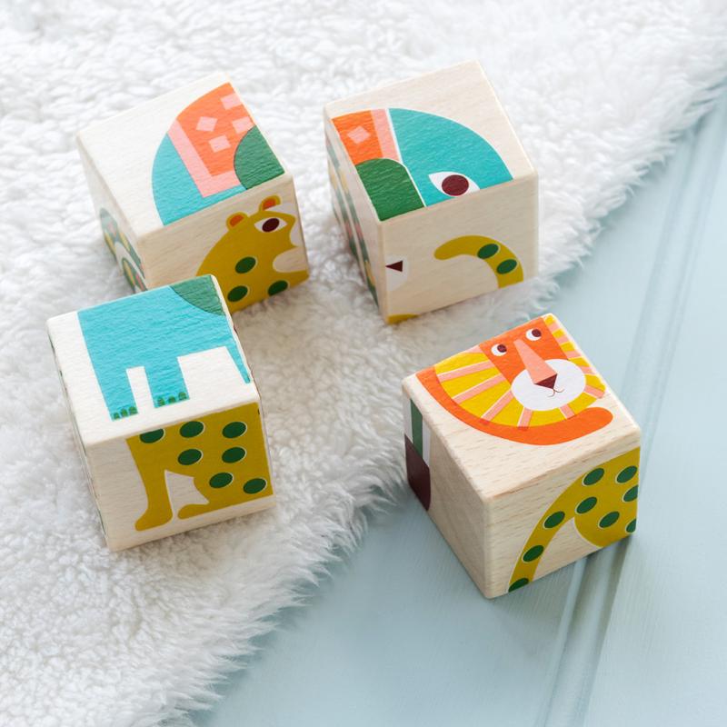 Holzteile Puzzle 'Wild Wonders'