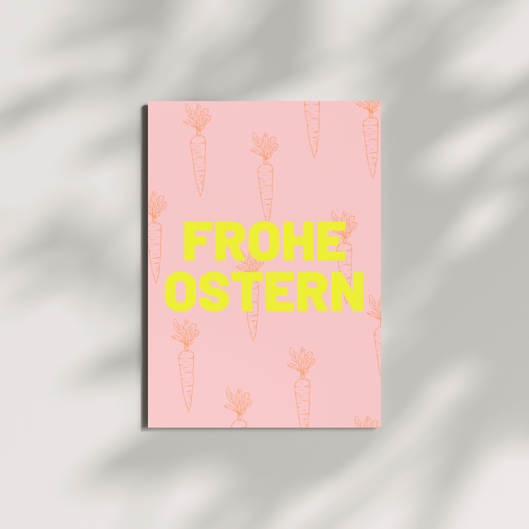 Postkarte - FROHE OSTERN  HerrundFrauHempel