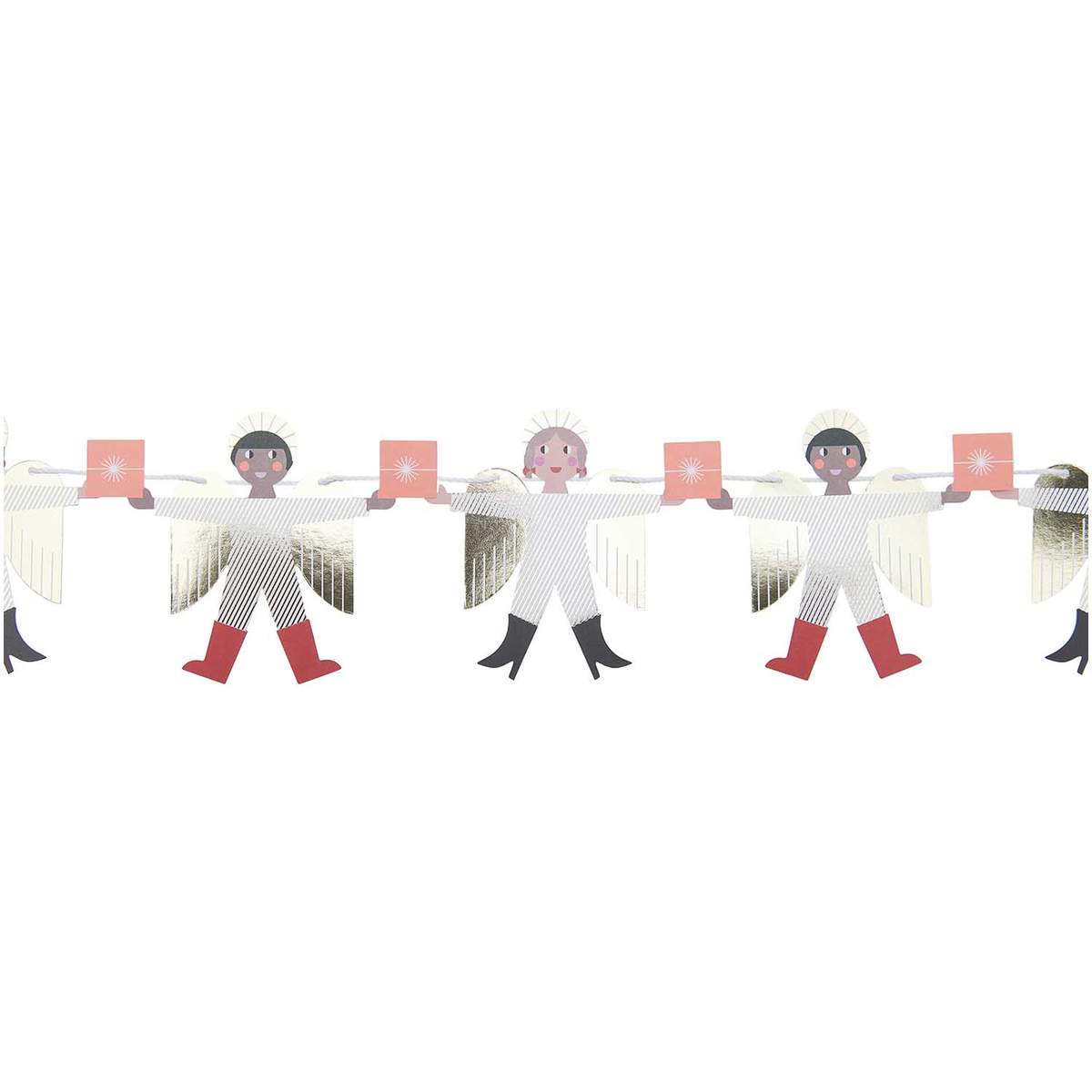 Paper Poetry Genähte Girlande Engel 3m