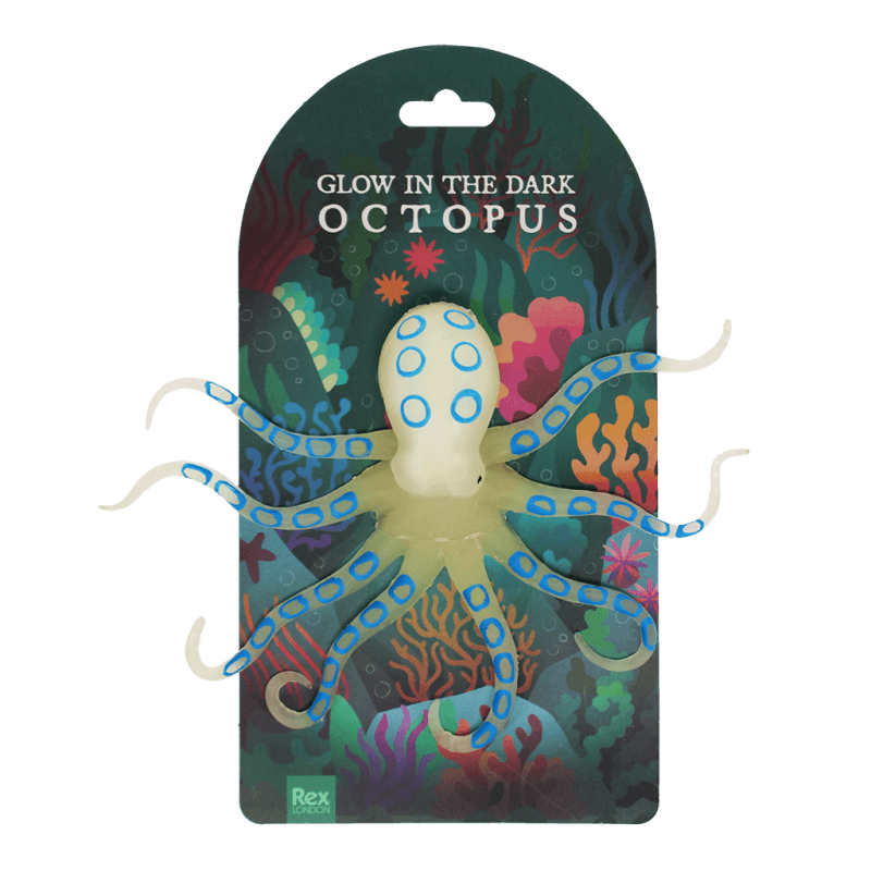 Im Dunkeln leuchtendes Squishy-Spielzeug - Oktopus