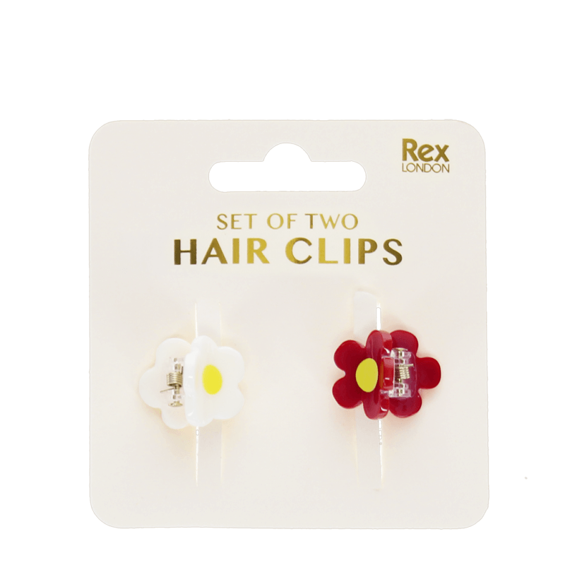 Blumen  Haarklammern 2'er Set