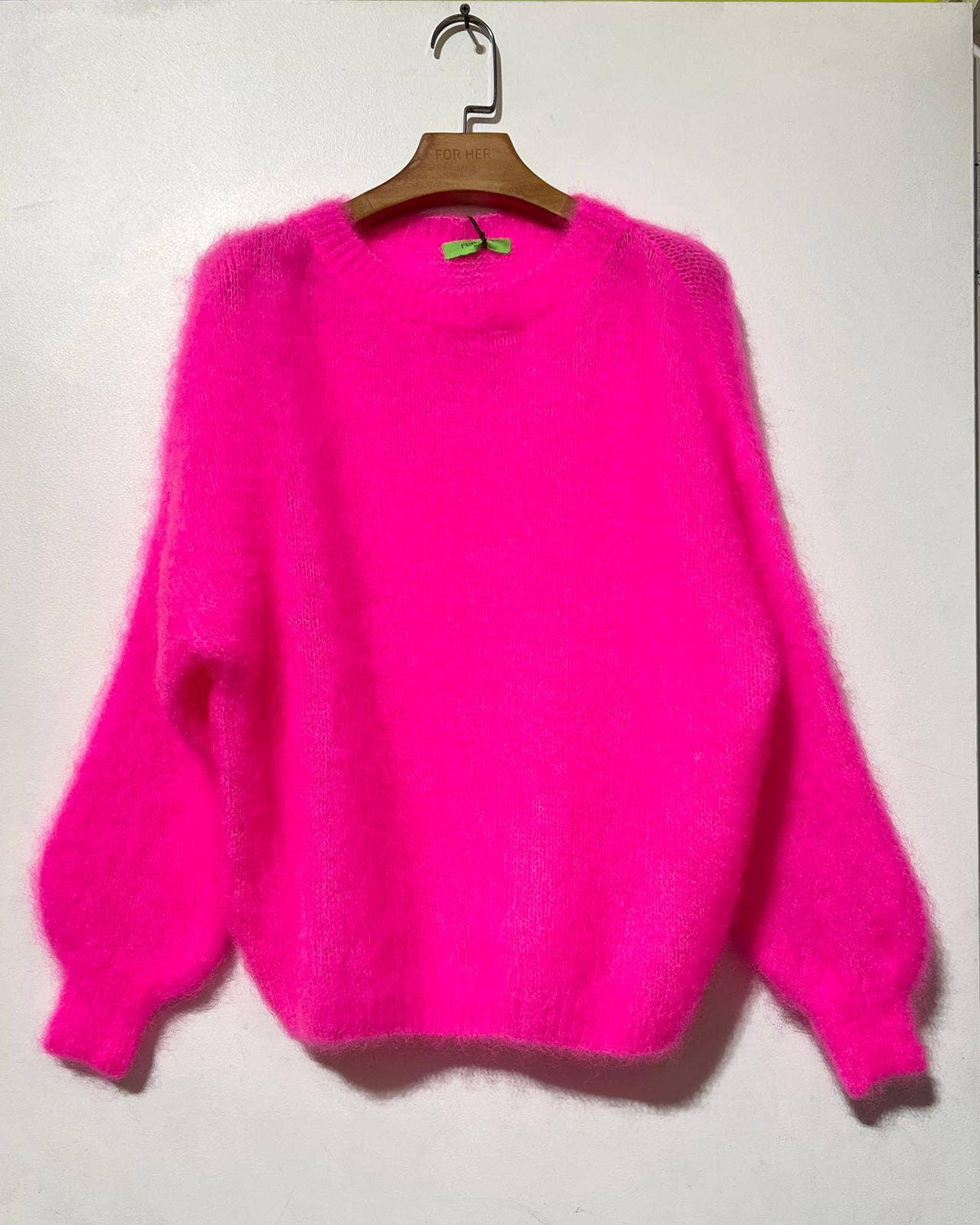 FOR HER PARIS -  80% Kidmohair Rundhals Pullover -div.Farben