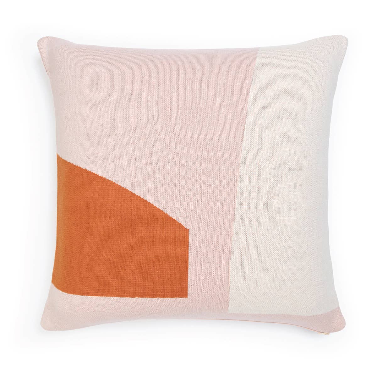 Sophie Home Kissenbezug aus Baumwollstrick, Form Orange