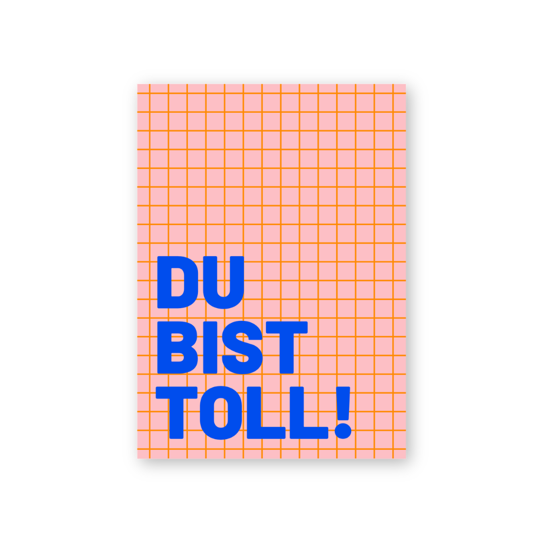 HERR&FRAUHEMPEL - Postkarte - DU BIST TOLL