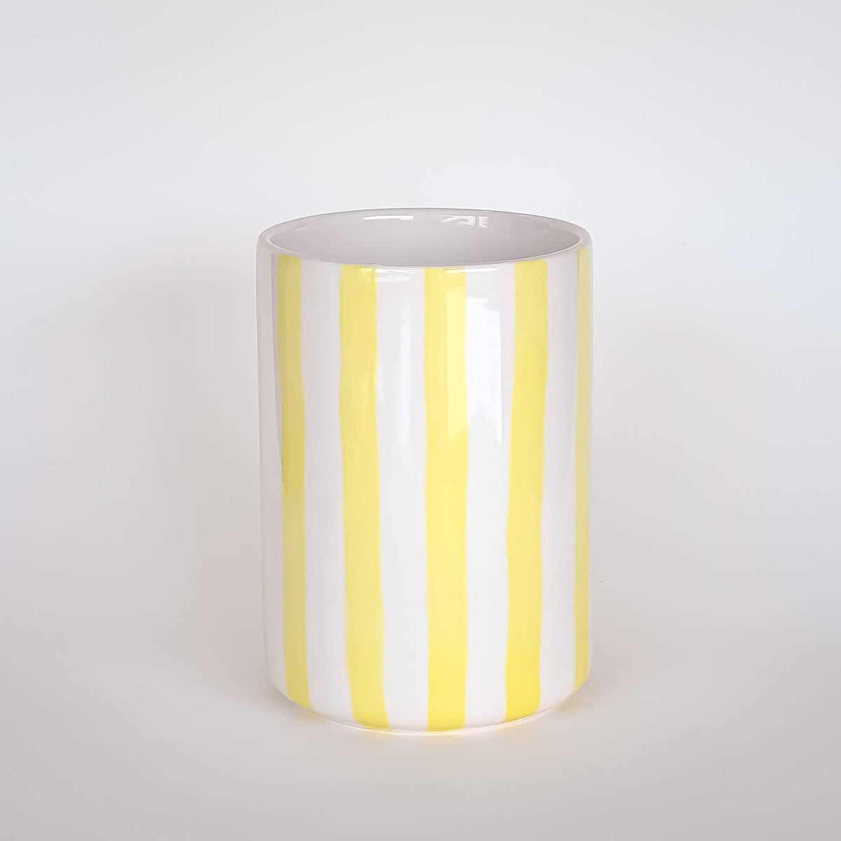 Magazin Minori Vase Stripes - spiaggia yellow