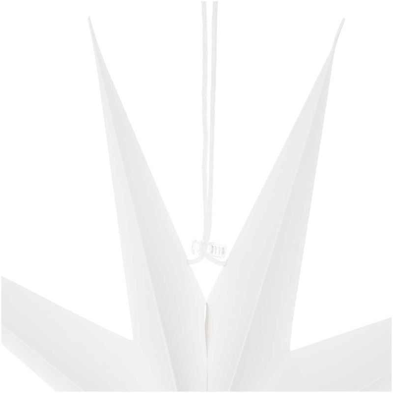 Papierstern Auffaltbar 'weiß' (45cm) Rico Design