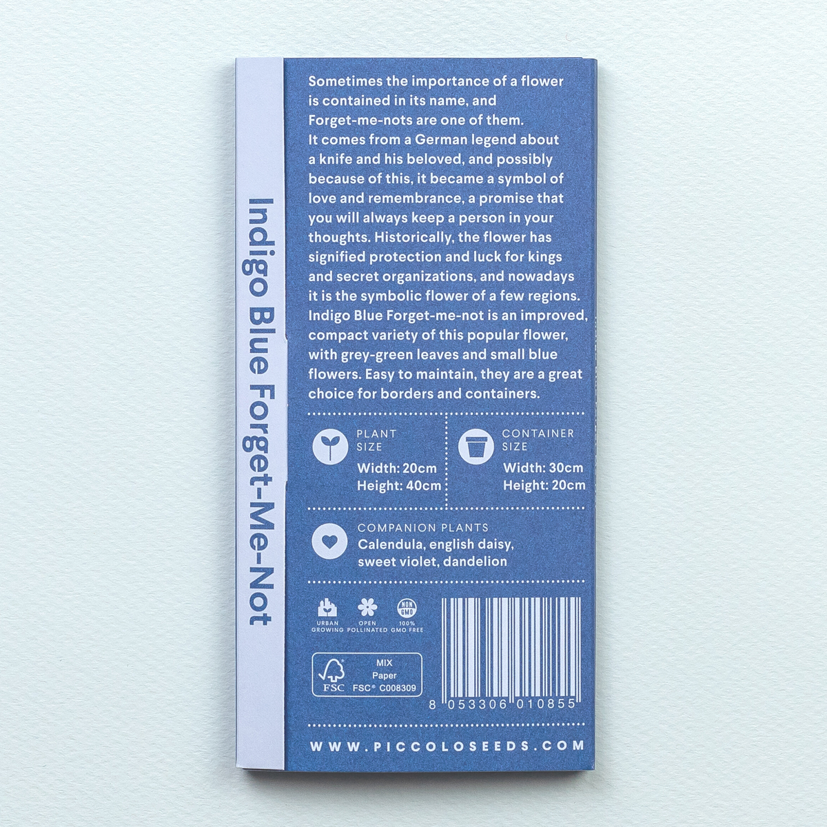 Vergissmeinnicht Indigo Blau  Piccolo Seeds