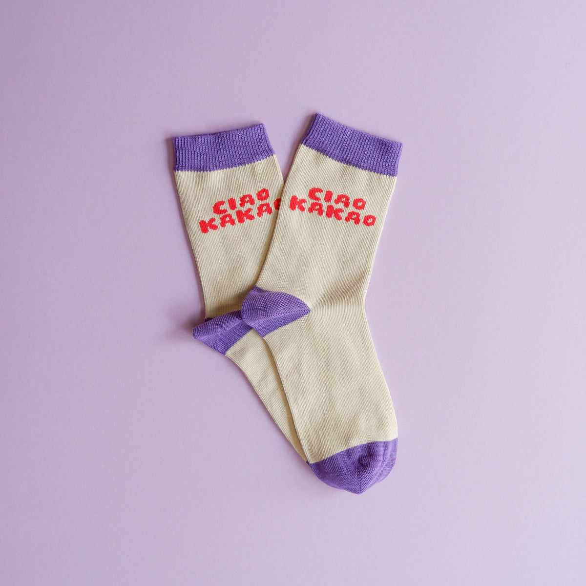 Tinyday Ciao Kakao-Socken Lila
