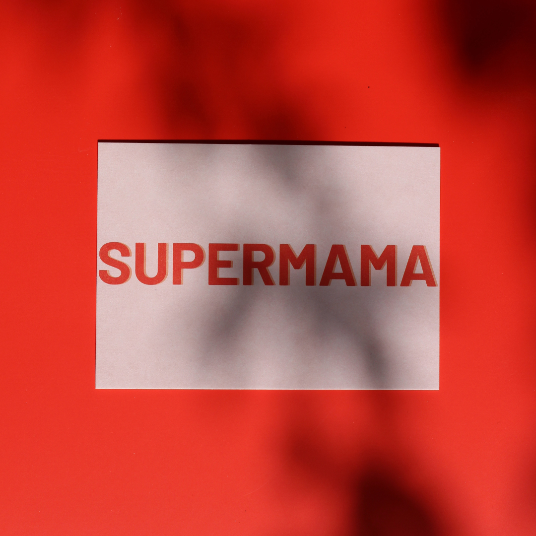 Postkarte - SUPERMAMA von HerrundFrauHempel